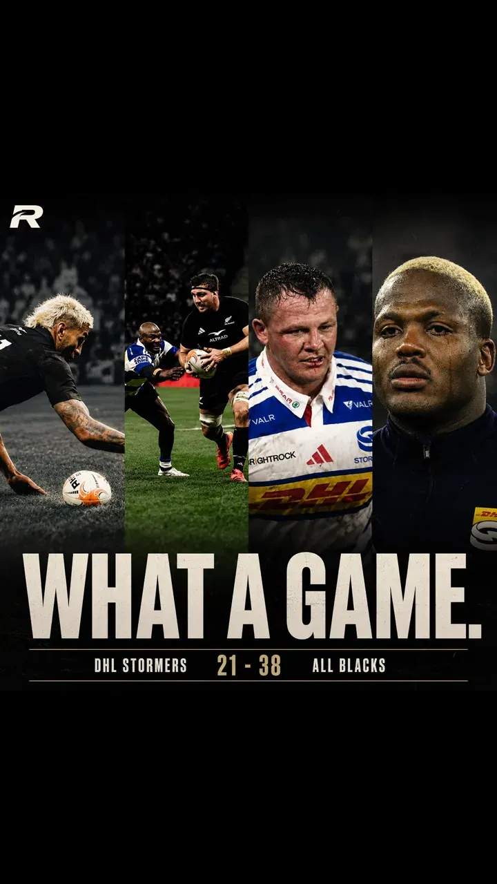 RIVAL post: What a game, Stormers 21 All Blacks 38