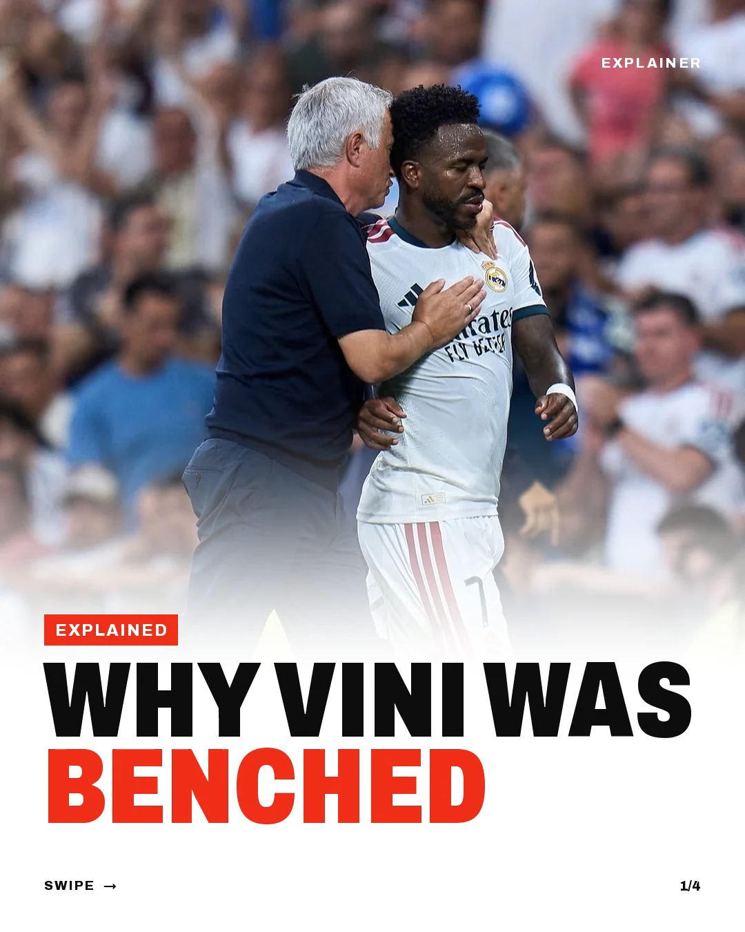 RIVAL carousel slide: Why Vini was benched
